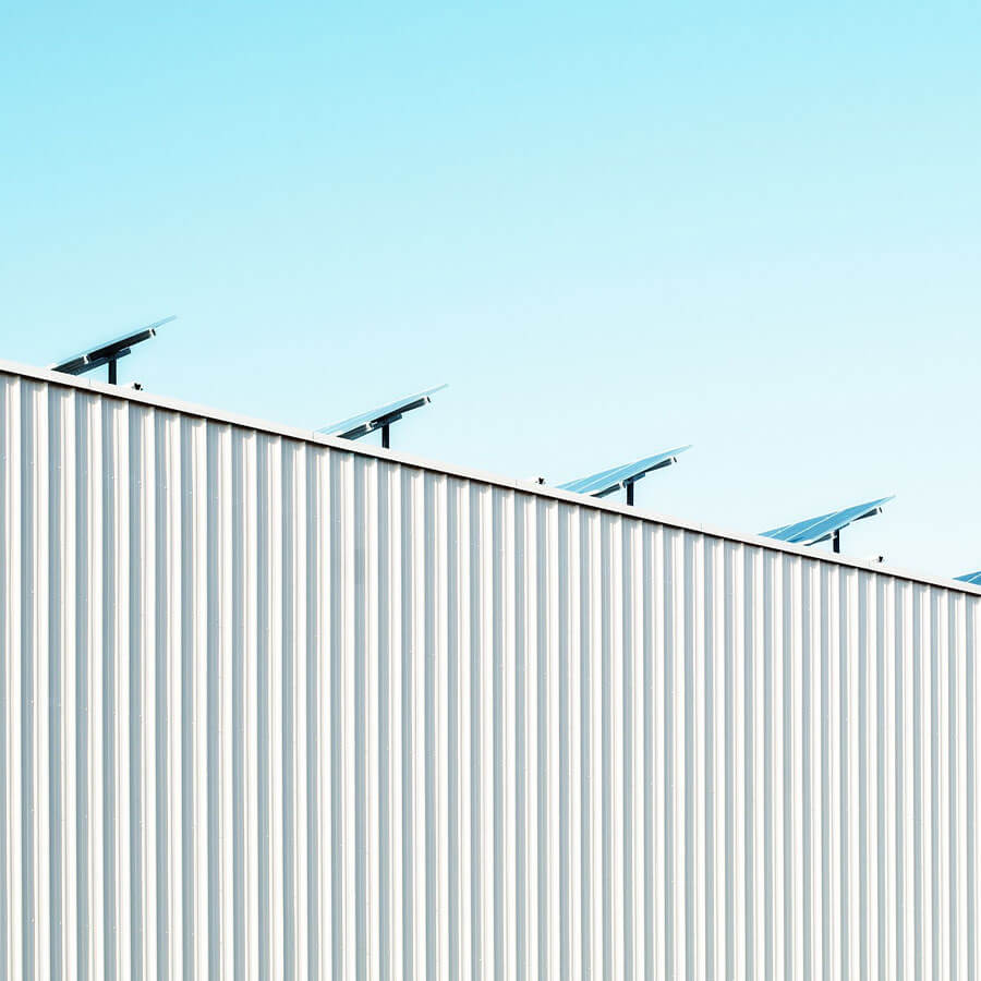 Solar Heaters On Roof Top